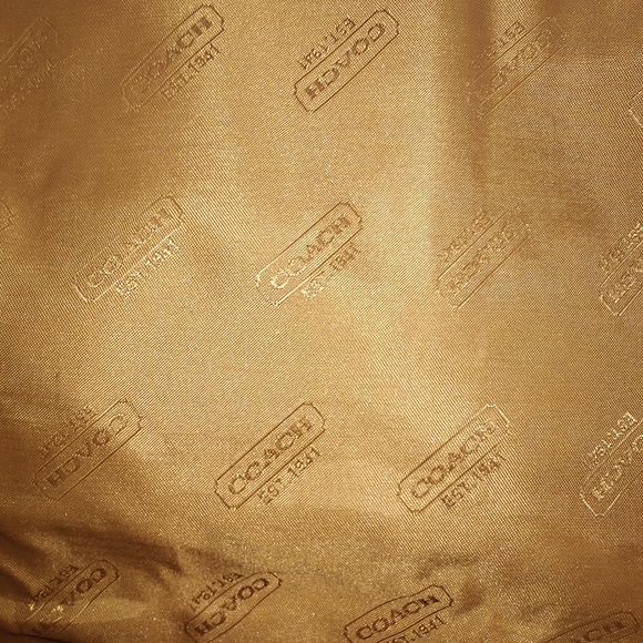 Vintage Coach Hampton Flap Blue Leather Bag Crossbody - Picture 12 of 14